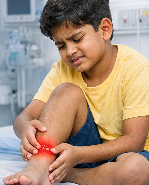 Growth Plate Fracture in a Child — Paediatric Orthopaedic Specialist Required