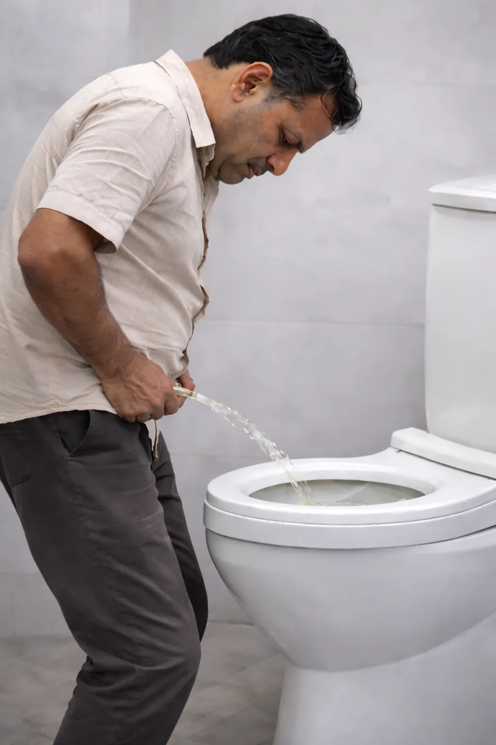 Weak or Slow Urine Stream — Classic Sign of Enlarged Prostate (BPH)