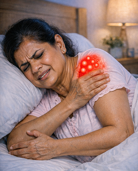 Severe Shoulder Pain at Rest & Night — End-Stage Joint Disease