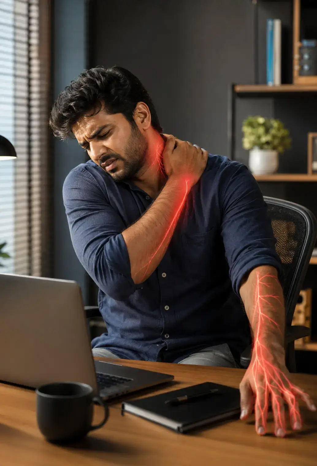 Back or neck pain radiating down your arms or legs