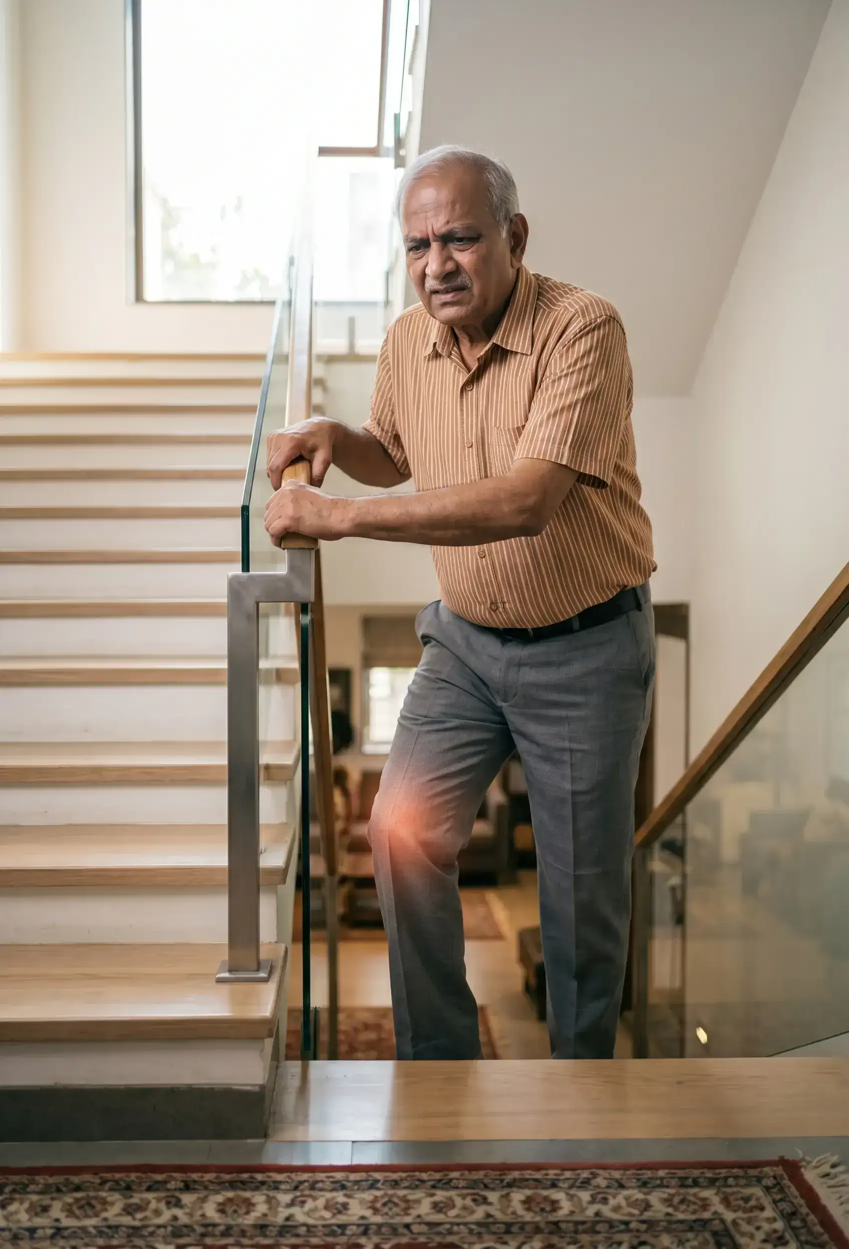Difficulty walking, climbing stairs, or standing up