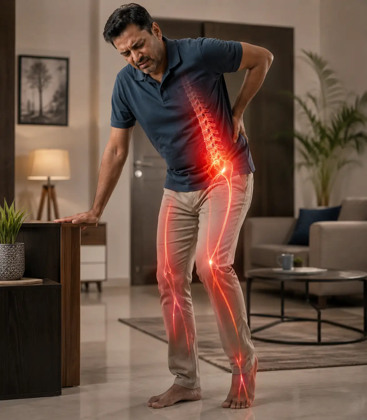 Difficulty walking, standing, or maintaining balance